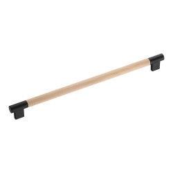 Ручка рейлинг 9403-617 черный, натуральное дерево длина 356 мм, крепление 320 мм