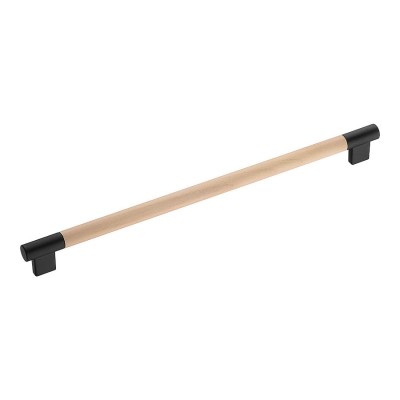 Ручка рейлинг 9403-617 черный, натуральное дерево длина 356 мм, крепление 320 мм