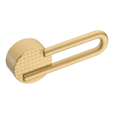 Ручка скоба AT 100.32.17 ATIPICA цвет брашированное золото длина 127 мм, крепление 32 мм