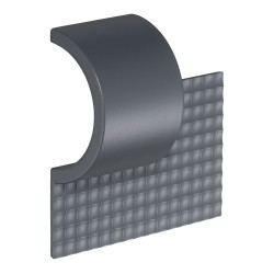 Ручка скоба AT 101.32.64 ATIPICA цвет серый длина 75 мм, крепление 32 мм