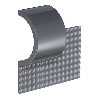 Ручка скоба AT 101.32.65 ATIPICA цвет глянцевый серый длина 75 мм, крепление 32 мм