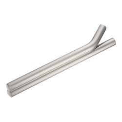 Ручка скоба AT 103.128.29 left ATIPICA цвет никель длина 180 мм, крепление 128 мм 