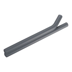 Ручка скоба AT 103.128.64 left ATIPICA цвет серый длина 180 мм, крепление 128 мм 