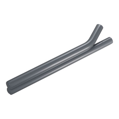 Ручка скоба AT 103.128.65 left ATIPICA цвет глянцевый серый длина 180 мм, крепление 128 мм 