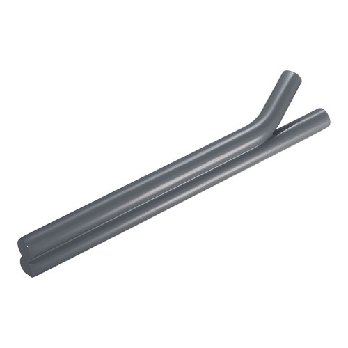 Ручка скоба AT 103.128.65 left ATIPICA цвет глянцевый серый длина 180 мм, крепление 128 мм 