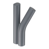 Ручка скоба AT 103.32.64 right ATIPICA цвет серый длина 70 мм, крепление 32 мм