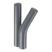 Ручка скоба AT 103.32.65 right ATIPICA цвет глянцевый серый длина 70 мм, крепление 32 мм