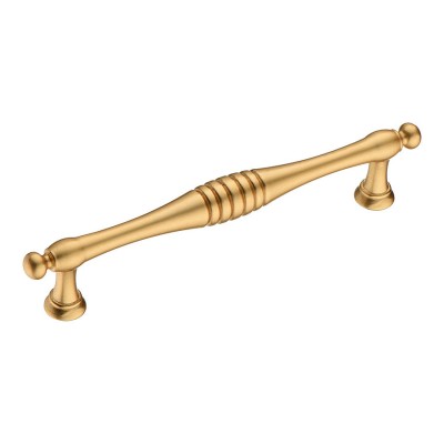 Ручка скоба DELTA-61-128 цвет матовое золото длина 155 мм, крепление 128 мм