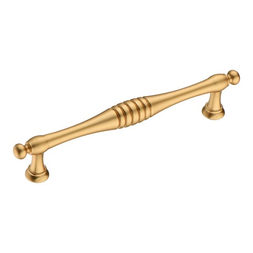 Ручка скоба DELTA-61-128 цвет матовое золото длина 155 мм, крепление 128 мм