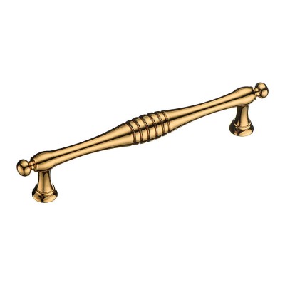 Ручка скоба DELTA-69-128 цвет глянцевое золото длина 155 мм, крепление 128 мм