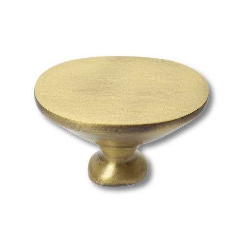 Ручка кнопка 07110-013 цвет старая бронза диаметр 33 мм 