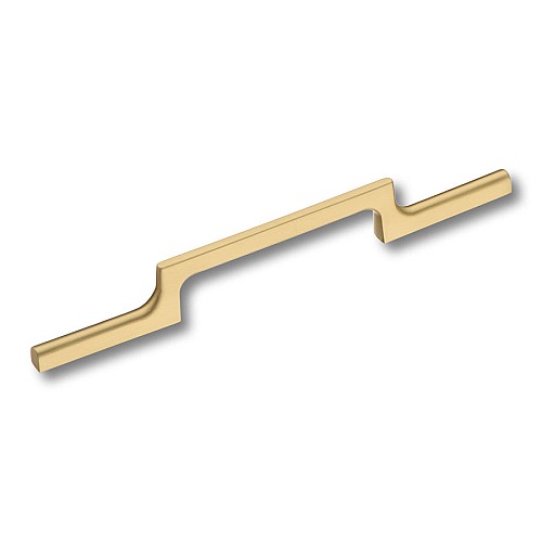Ручка скоба 1112 128MP35 цвет матовая латунь длина 234 мм, крепление 128 мм