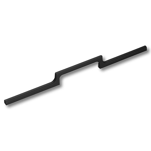 Ручка скоба 1112 320MP24 цвет черный матовый длина 350 мм, крепление 320 мм