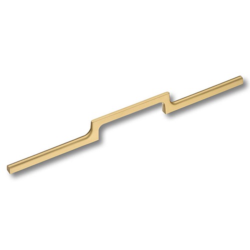 Ручка скоба 1112 320MP35 цвет матовая латунь длина 350 мм, крепление 320 мм