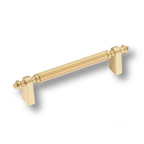 Ручка скоба 1121 128PC35 цвет матовая латунь длина 167 мм, крепление 128 мм