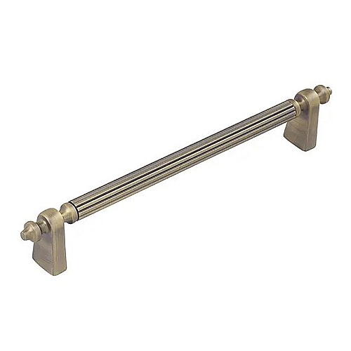 Ручка скоба 1121 192MP30 цвет матовая античная латунь длина 231 мм, крепление 192 мм