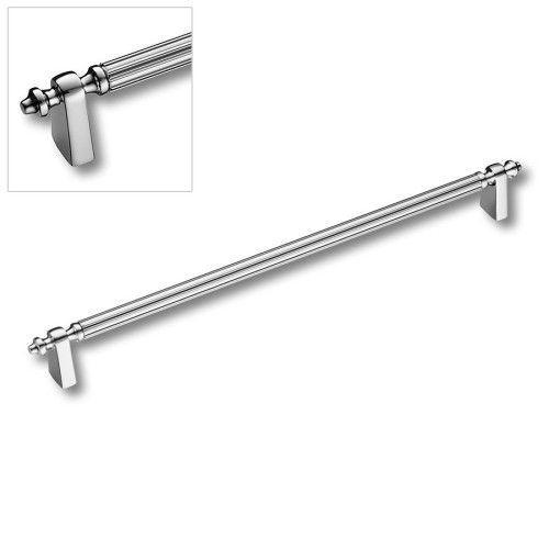 Ручка скоба 1121 320MP02 цвет глянцевый хром длина 359 мм, крепление 320 мм