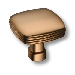 Ручка модерн кнопка 12-Bronze цвет бронза ширина 35 мм
