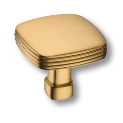 Ручка модерн кнопка 12-Champagne Gold цвет матовая латунь ширина 35 мм 