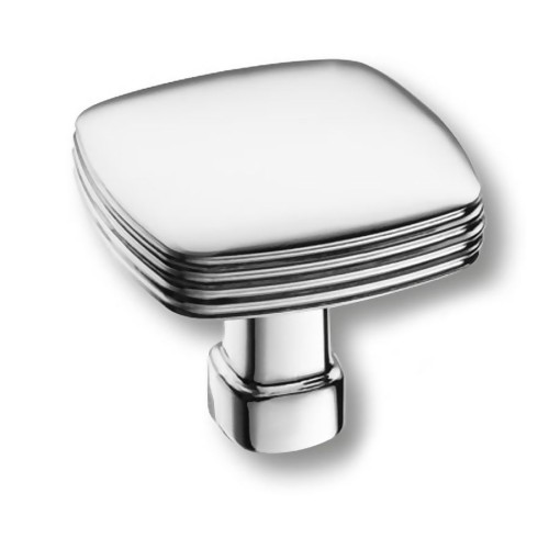 Ручка кнопка 12-Chrome цвет глянцевый хром ширина 35 мм