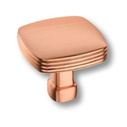 Ручка модерн кнопка 12-Copper цвет медный ширина 35 мм 