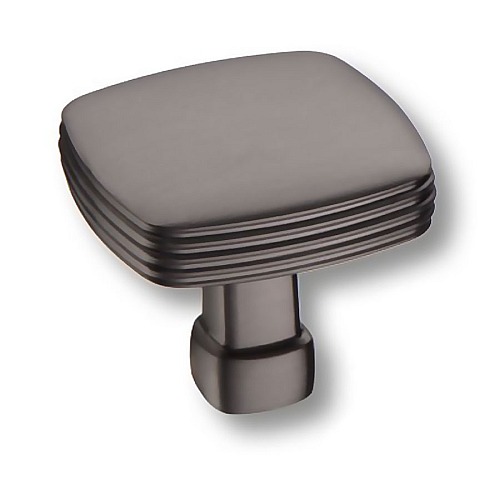 Ручка кнопка 12-Titanium цвет титановый ширина 35 мм 