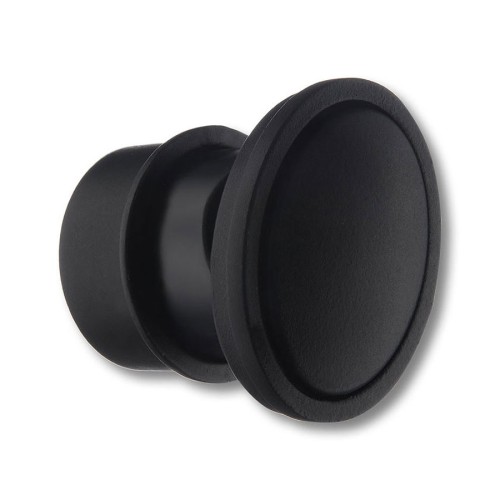 Ручка кнопка 1360 Matt Black цвет черный матовый ширина 40 мм 