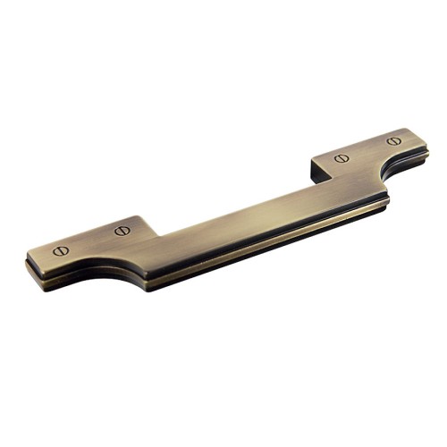 Ручка скоба 15.085.128.04 цвет старая бронза длина 210 мм, крепление 128 мм