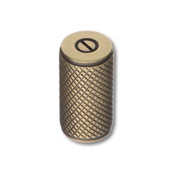 Ручка модерн кнопка цилиндр 15.386.30.04 цвет старая бронза 16 / 30 мм 