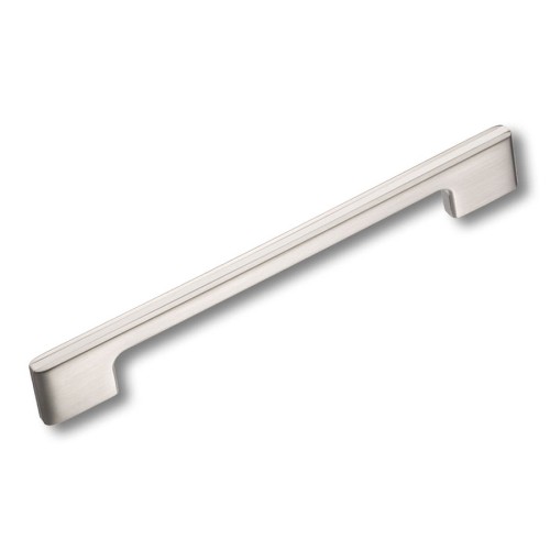 Ручка скоба 182160MP08PL06 цвет сатинированный никель / белый длина 182 мм, крепление 160 мм