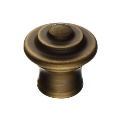 Ручка модерн кнопка круглая 1934 0026 ABM цвет состаренная латунь диаметр 26 мм