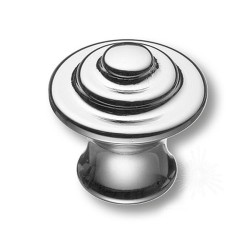 Ручка модерн кнопка круглая 1934 0026 CR цвет глянцевый хром диаметр 26 мм