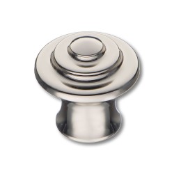 Ручка модерн кнопка круглая 1934 0026 PN цвет глянцевый никель диаметр 26 мм