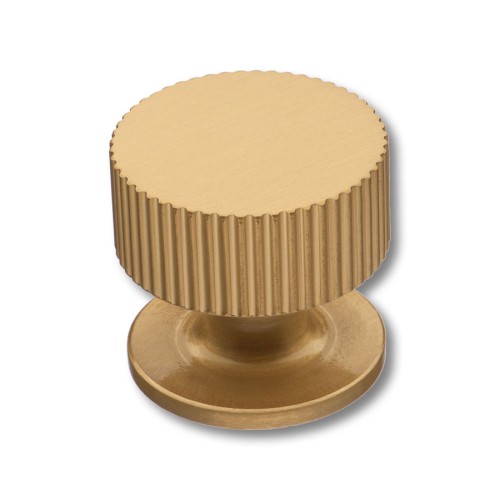 Ручка кнопка 1975 0032 GLB цвет матовое золото диаметр 32 мм 