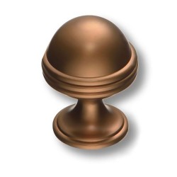 Ручка модерн кнопка 29-Bronze цвет бронза диаметр 30 мм