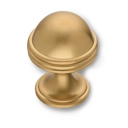 Ручка модерн кнопка 29-Champagne Gold цвет матовая латунь диаметр 30 мм