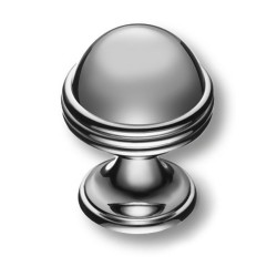 Ручка модерн кнопка 29-Chrome цвет глянцевый хром диаметр 30 мм