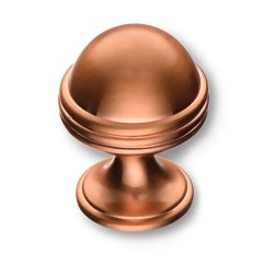 Ручка модерн кнопка 29-Copper цвет медный диаметр 30 мм 