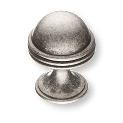 Ручка модерн кнопка 29-Silver цвет матовое серебро диаметр 30 мм