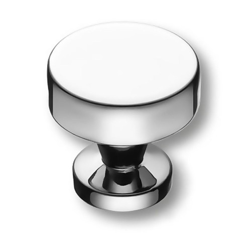 Ручка кнопка 30-Chrome цвет хром глянцевый диаметр 30 мм