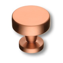 Ручка модерн кнопка 30-Copper цвет медный диаметр 30 мм 