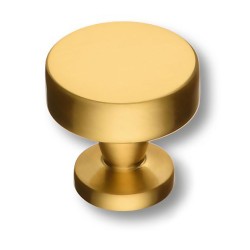 Ручка модерн кнопка 30-Matt Gold цвет золото матовое диаметр 30 мм 