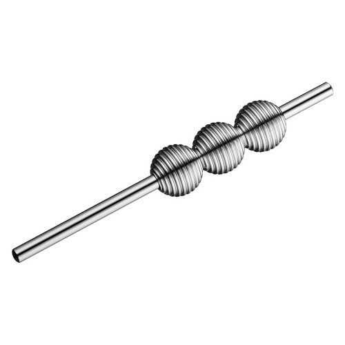 Ручка скоба 3041 0190 Chrome PETRA цвет глянцевый хром длина 190 мм, крепление 32 мм