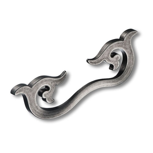 Ручка скоба 305128MP14 цвет античное серебро длина 167 мм, крепление 128 мм