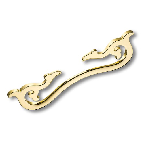 Ручка скоба 305192MP11 цвет глянцевое золото длина 230 мм, крепление 192 мм