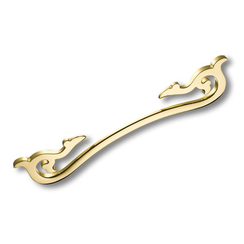 Ручка скоба 305256MP11 цвет глянцевое золото длина 294 мм, крепление 256 мм