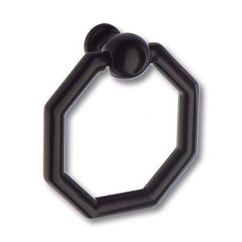 Ручка кольцо 3170 0050 AL6-AL6 цвет черный матовый длина 53 мм