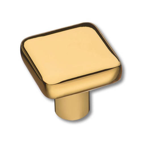 Ручка кнопка 3320 0008 GL цвет глянцевое золото ширина 29 мм 