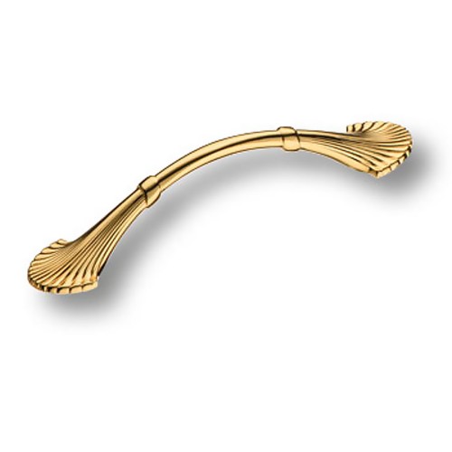 Ручка скоба 352096MP11 цвет глянцевое золото длина 138 мм, крепление 96 мм