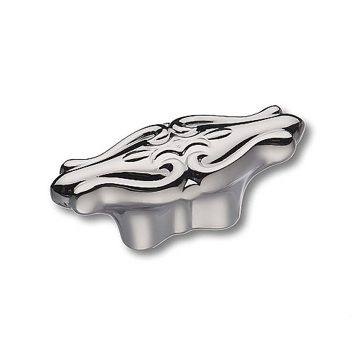 Ручка кнопка 353016MP02 цвет глянцевый хром длина 51 мм, крепление 16 мм